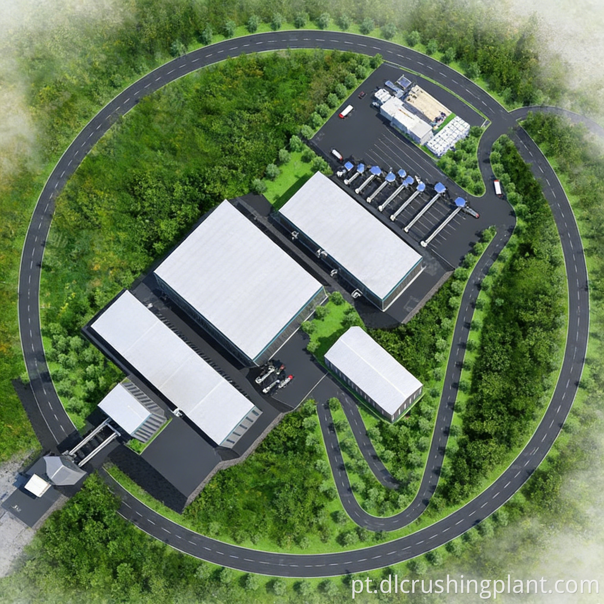 Linha de dimensionamento e purificação de cascalho de pedra Stone Gravel Sizing & Purifying Line